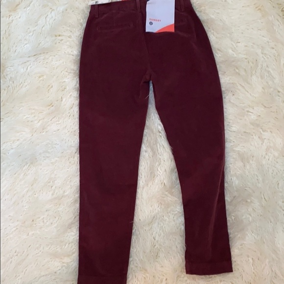 Anthro Sundry Leopard-Striped Corduroy Trousers - Picture 8 of 9